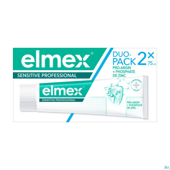 Elmex sensitive professional dentifrice tube2x75ml
