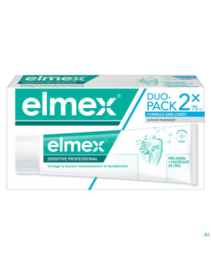 Elmex sensitive professional dentifrice tube2x75ml