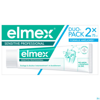 Elmex sensitive professional dentifrice tube2x75ml