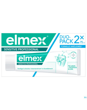 Elmex sensitive professional dentifrice tube2x75ml