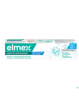 Elmex sensitive profess. dentifrice blancheur 75ml