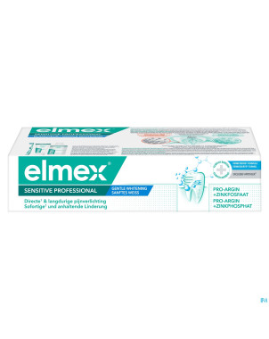 Elmex sensitive pro.dentifrice blanch.2x75ml nf