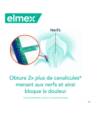Elmex sensitive pro.dentifrice blanch.2x75ml nf