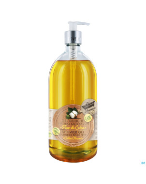 Lpbp gel douche fleur de coton 1l