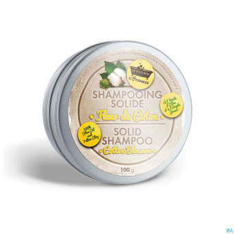 Lpbp shampoing solide fleur coton bte metal   100g