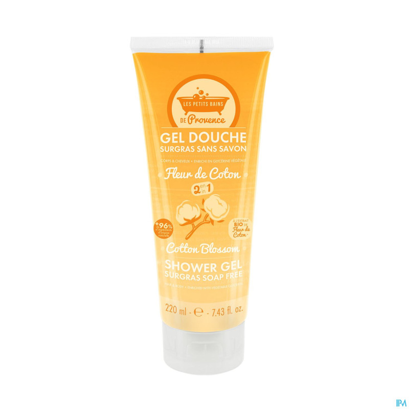 Lpbp gel douche fleur de coton    tube   55ml