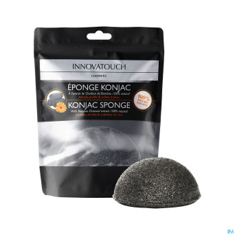 Innovatouch eponge konjac charbon
