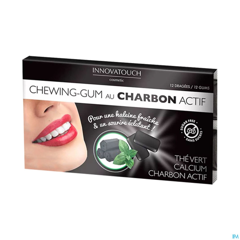 Innovatouch chewing-gum charbon    12 gums