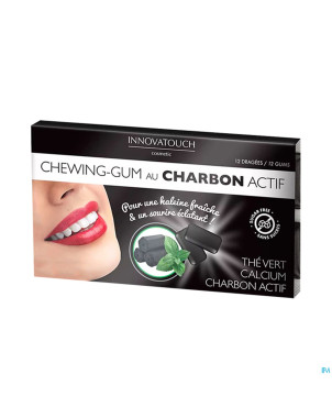 Innovatouch chewing-gum charbon    12 gums