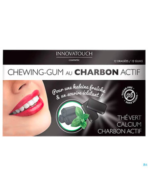 Innovatouch chewing-gum charbon    12 gums