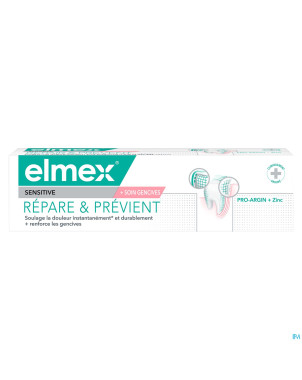Elmex sensitive dentifrice plus repare&prev.  75ml