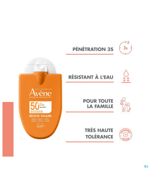 Avene sol spf50+ reflexe famille 30ml