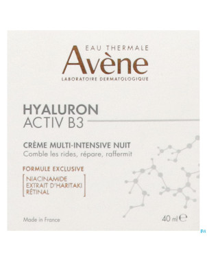 Avene hyaluron activ b3 cr regen. a/ride nuit 40ml