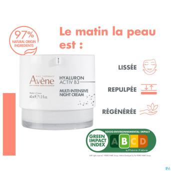 Avene hyaluron activ b3 cr regen. a/ride nuit 40ml