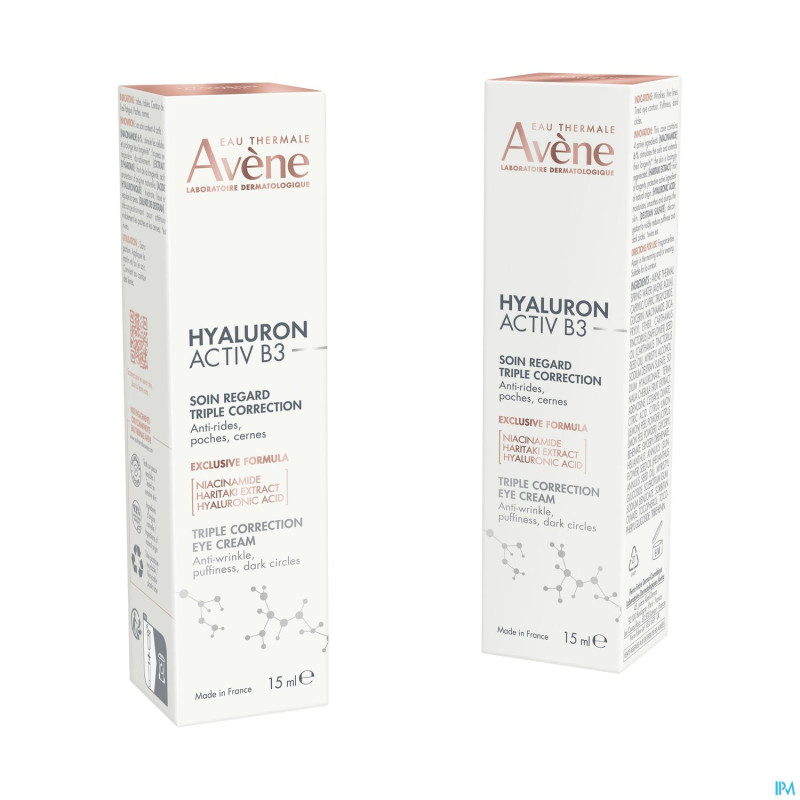 Avene hyaluron activ b3 soin reg. triple corr.15ml