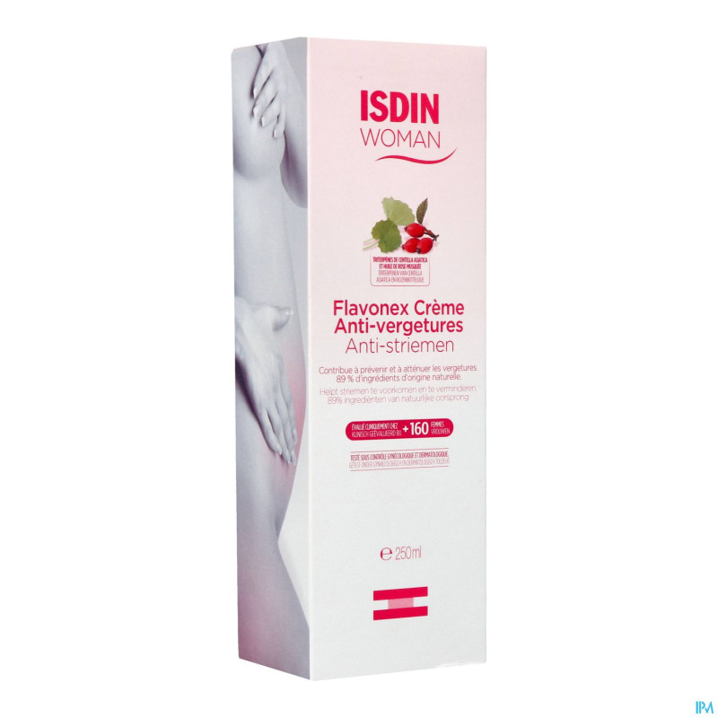 Isdin woman flavonex creme a/vergetures    250ml