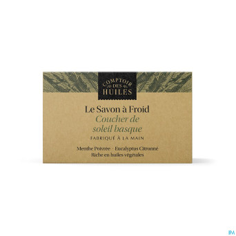 Comptoir huiles savon coucher soleil basque   100g