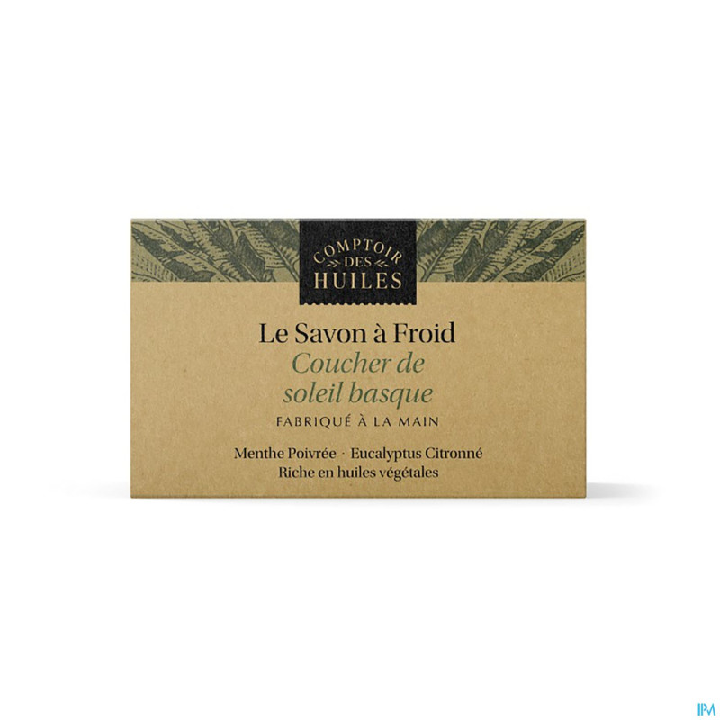 Comptoir huiles savon coucher soleil basque   100g