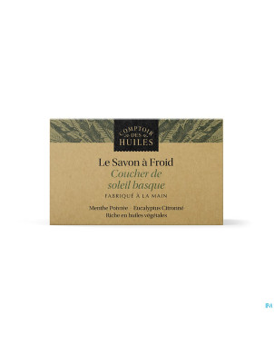 Comptoir huiles savon coucher soleil basque   100g