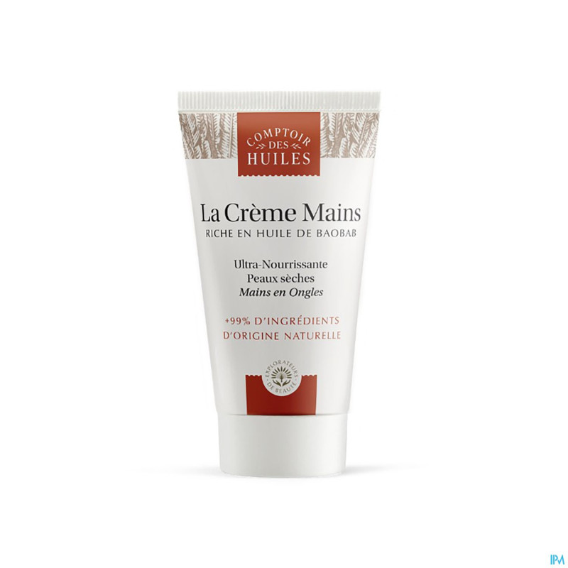 Comptoir huiles creme mains    50ml