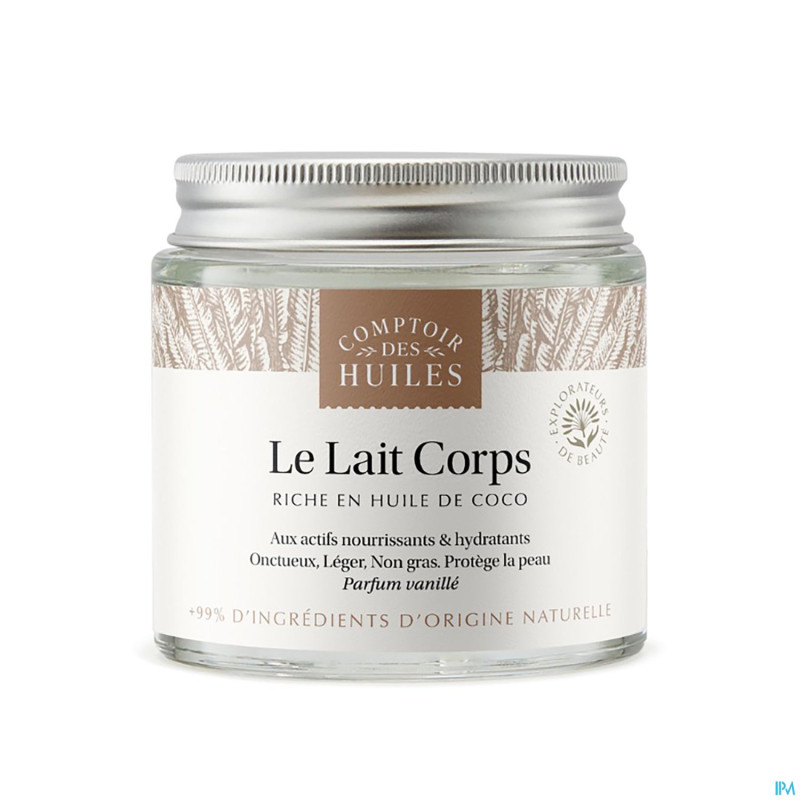 Comptoir huiles lait corps huile coco    100ml