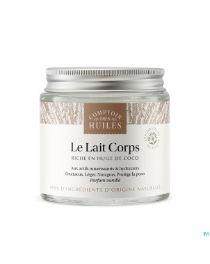 Comptoir huiles lait corps huile coco    100ml