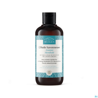Comptoir huiles huile savon. ananas menthole 250ml