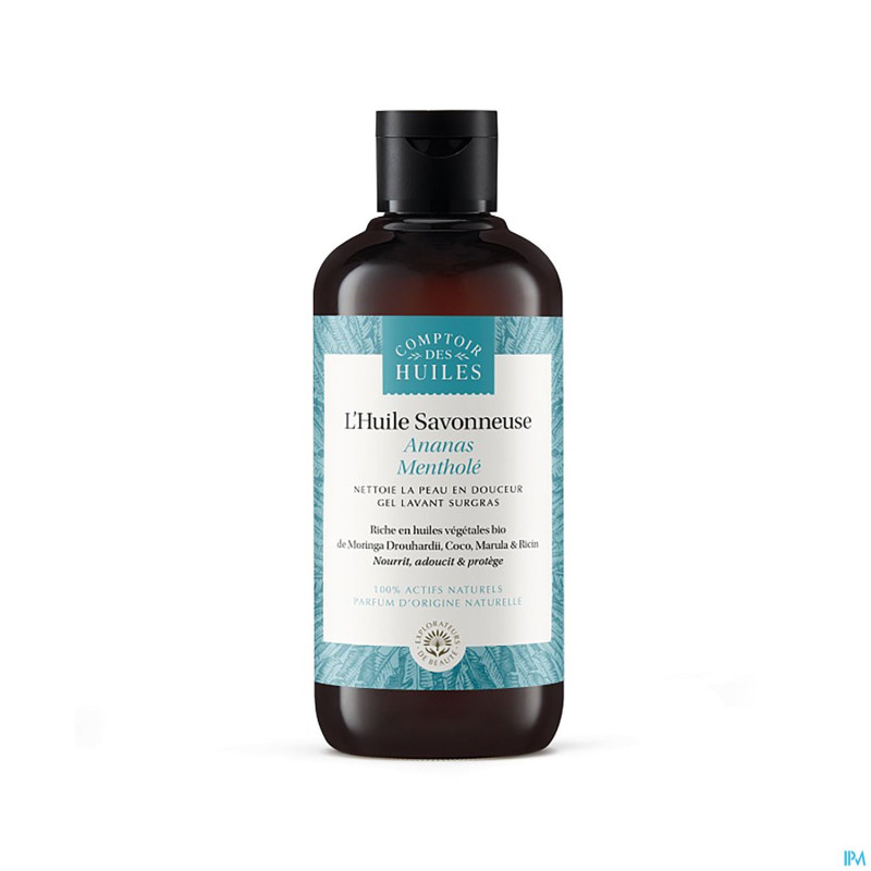Comptoir huiles huile savon. ananas menthole 500ml