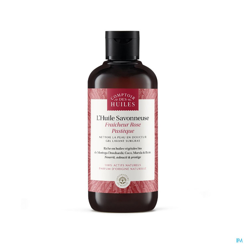 Comptoir huiles huile savon.fraich.rose past.500ml