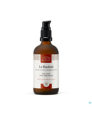 Comptoir huiles le baobab huile pompe    100ml
