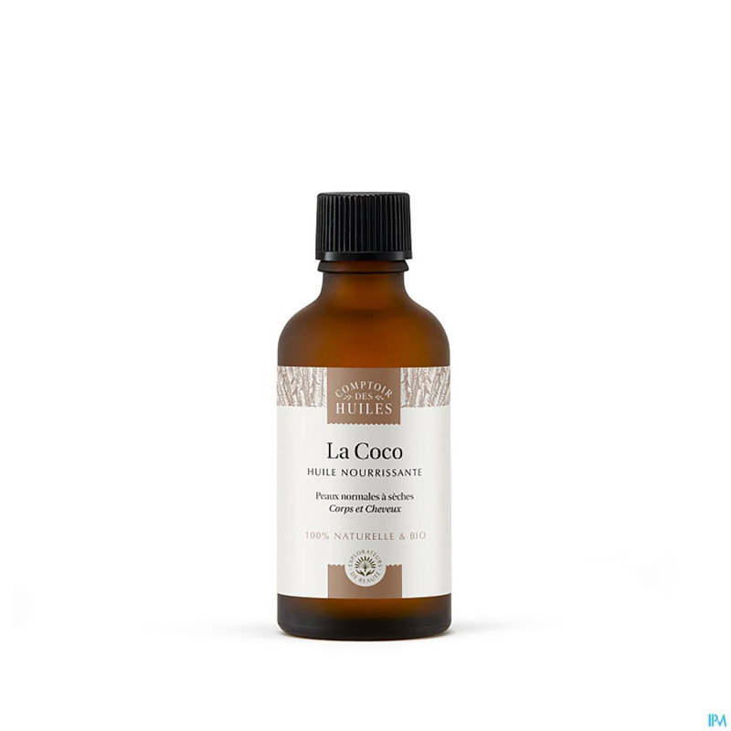 Comptoir huiles la coco huile coco bouchon    50ml
