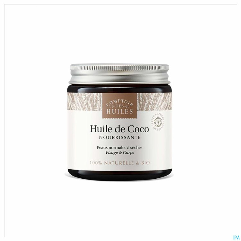 Comptoir huiles la coco huile coco    pot 120ml