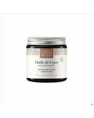 Comptoir huiles la coco huile coco    pot 120ml