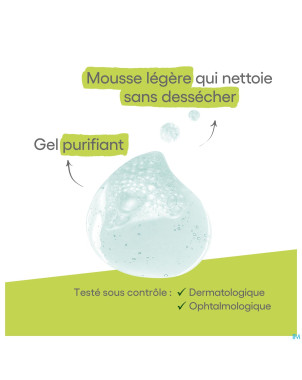 Aderma biology ac gel moussant nettoyant  200ml