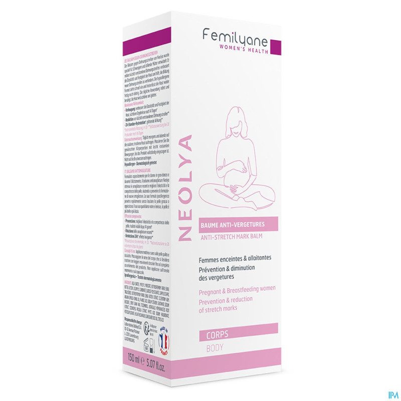 Femilyane neolya baume a/vergetures    tube 150ml