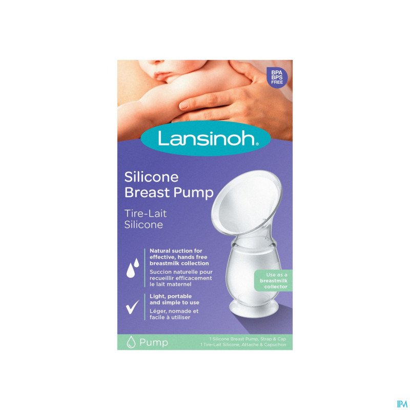 Lansinoh receuil lait silicone
