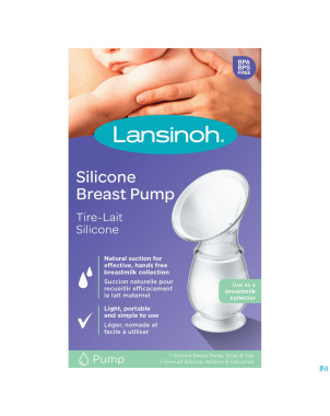 Lansinoh receuil lait silicone