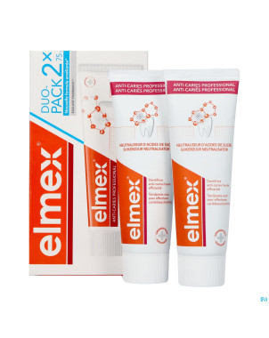 Elmex a/caries professional dentifrice   2x75ml