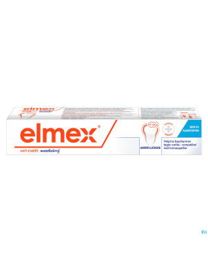 Elmex a/caries s/menthol dentifrice tube 75ml
