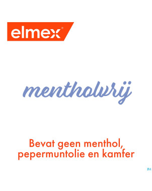 Elmex a/caries s/menthol dentifrice tube 75ml