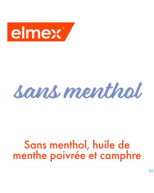 Elmex a/caries s/menthol dentifrice tube 75ml