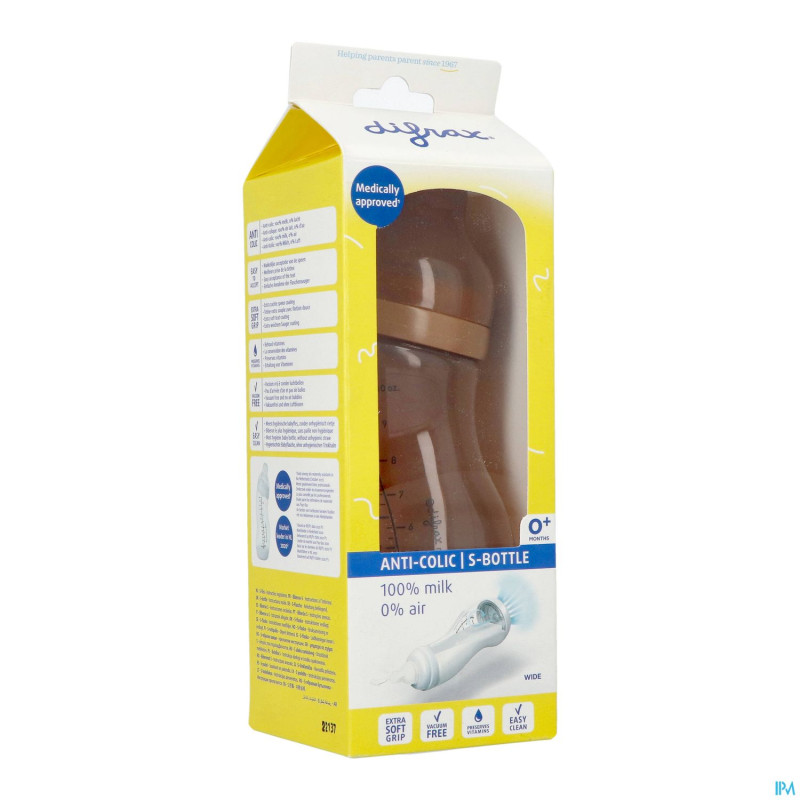 Difrax biberon-s natural  caramel    310ml