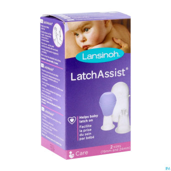 Lansinoh poire mamelons latch assist silicone