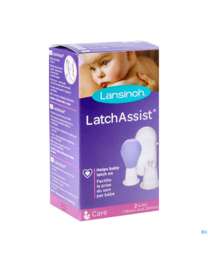 Lansinoh poire mamelons latch assist silicone