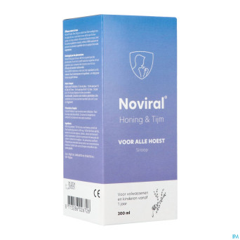 Noviral contre toux sirop miel thym    200ml