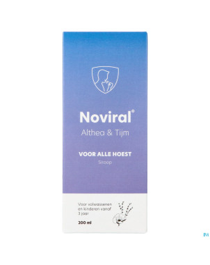 Noviral contre toux sirop althea thym    200ml