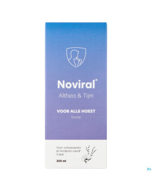 Noviral contre toux sirop althea thym    200ml