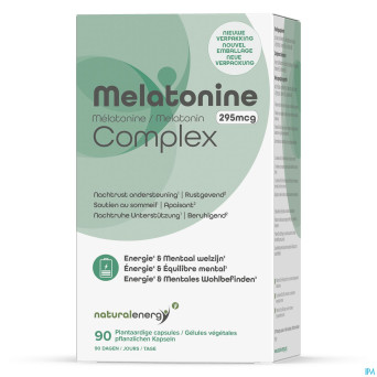 Melatonine complex 295mcg v-caps 90 natural energy