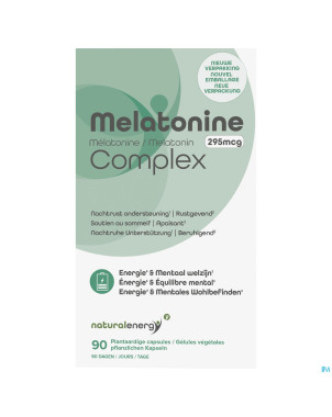 Melatonine complex 295mcg v-caps 90 natural energy