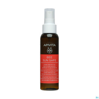 Apivita hydra protective sun filter hair oil 100ml